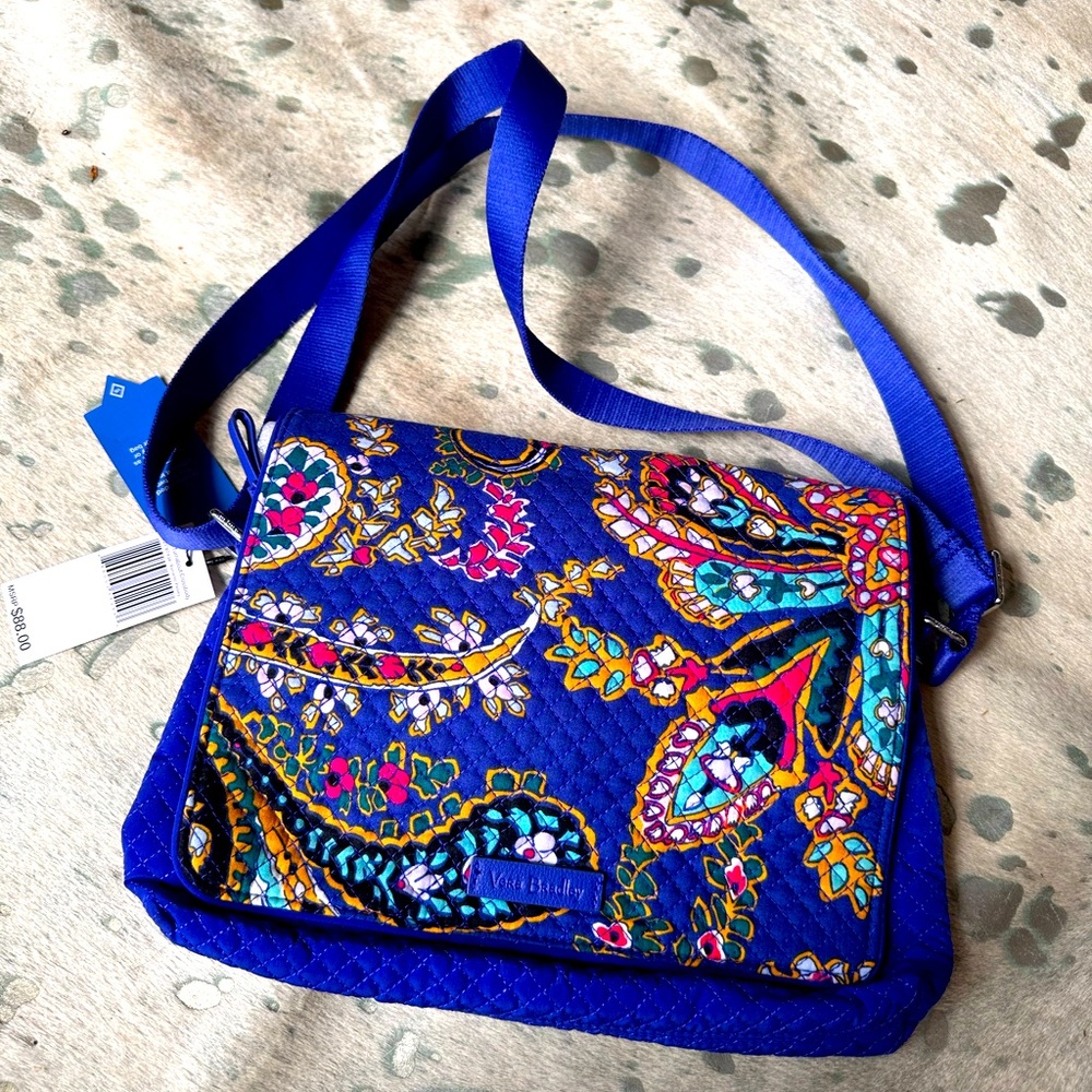 Vera Bradley Iconic Turnabout Crossbody - Romantic Paisley